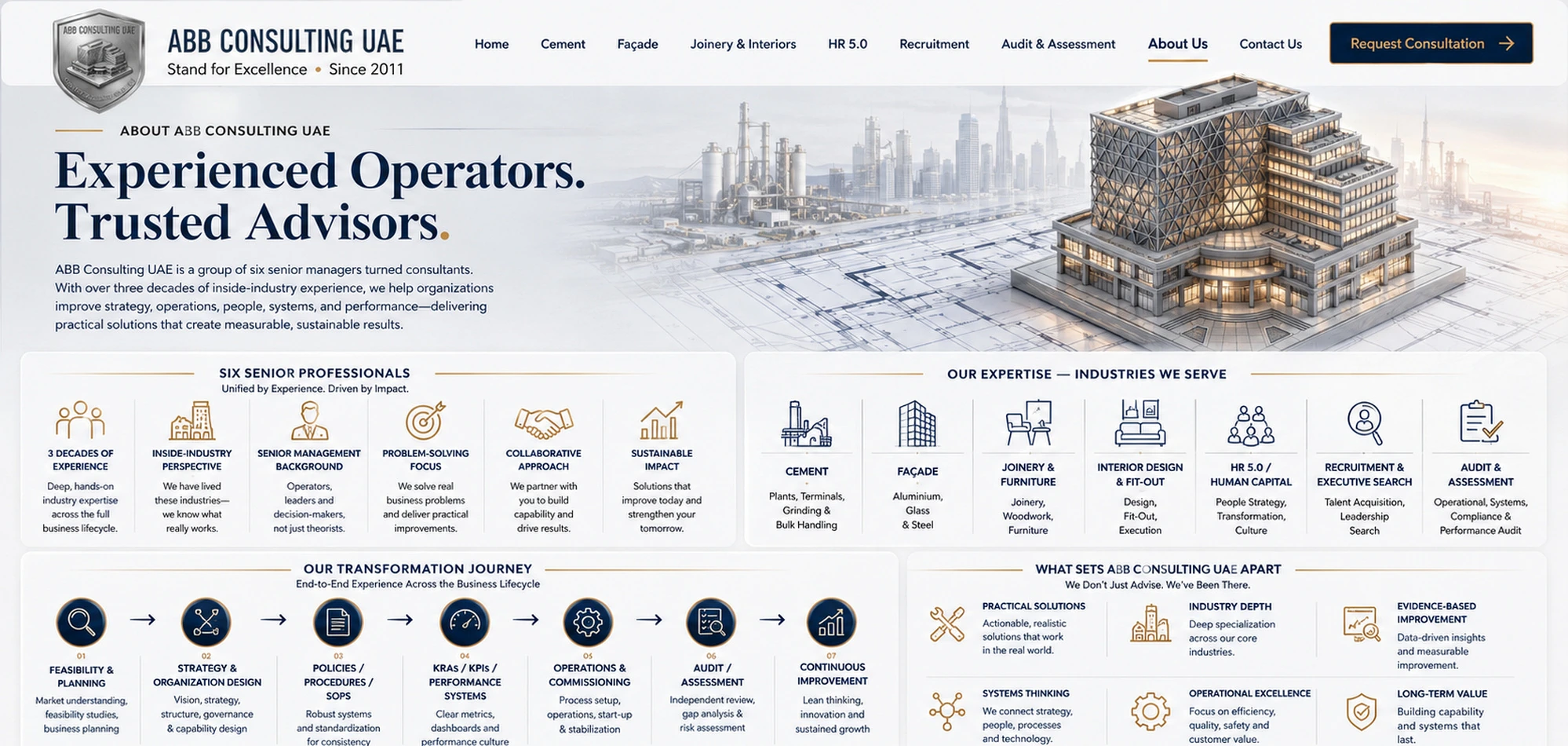 ABB Consulting Experienced Operators. Trusted Advisors.